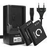 2x Batteri 1100mAh+ Oplader