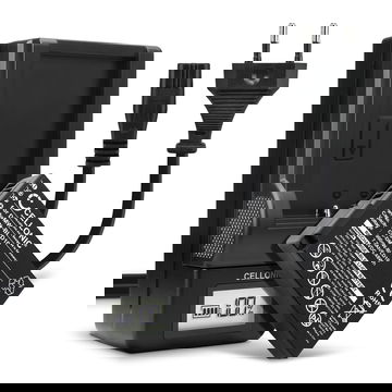 2x DMW-BLD10 Camera Battery + Charger Set for Panasonic Lumix DMC-GX1 Lumix DMC-G3 Lumix DMC-GF2 Lumix DMC-ZS7 Lumix DMC-TS2 900mAh Replacement Battery DMW-BLD10 LCD Smart Charger