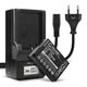 2x Batteri 900mAh + Oplader