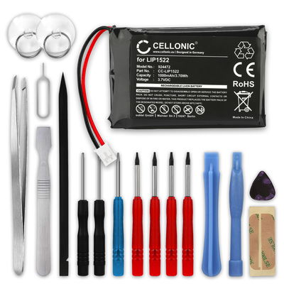 Battery til Sony PlayStation 4 Dualshock 4 Wireless Controller (Version 2) 1000mAh 3.6V - 3.7V + Værktøj Set fra CELLONIC