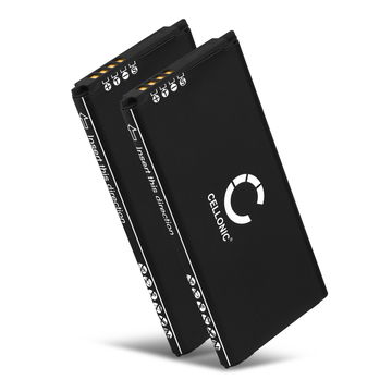 2x EB-BG800BBE batteri til mobiltelefoner Samsung Galaxy S5 mini (SM-G800) - EB-BG800BBE 2100mAh - udskift dit mobilbatteri og få mere ud af din mobil
