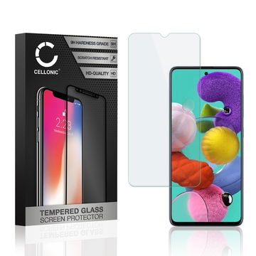 Skærmbeskytter glas til Samsung Galaxy A51 (SM-A515) - Tempered Glass (HD kvalitet / 2.5D / 0,33mm / 9H)