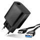USB-oplader + USB-kabel