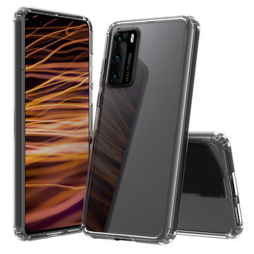 subtel Mobilcover for Huawei P40 TPU Beskyttende Bumper Hardshell Back Cover Hardcase - Gennemsigtig