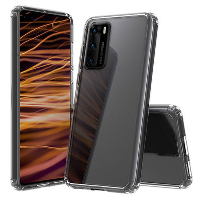 subtel Mobilcover for Huawei P40 TPU Beskyttende Bumper Hardshell Back Cover Hardcase - Gennemsigtig