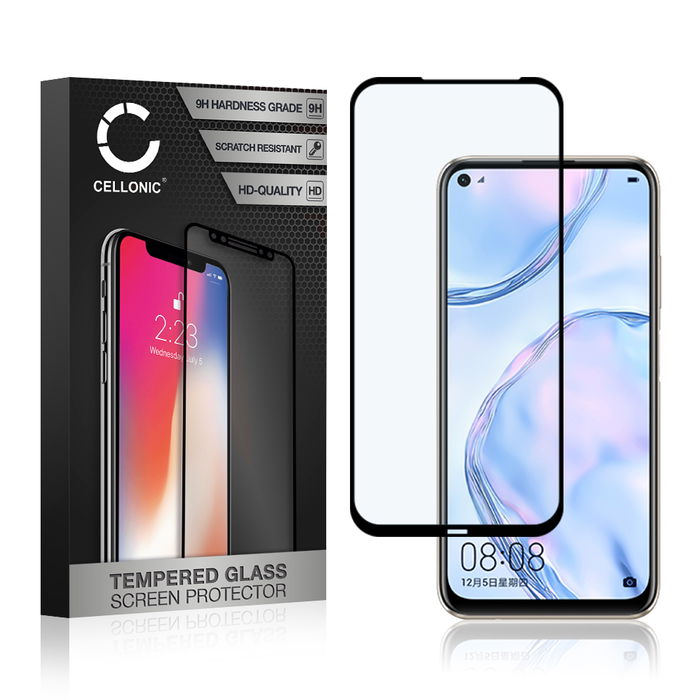 Skærmbeskytter glas til Huawei P40 Lite 4G - Tempered Glass (HD kvalitet / 3D Case-friendly / 0,33mm / 9H)