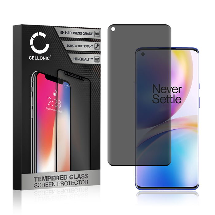 Skærmbeskytter glas til OnePlus 8 - Tempered Glass (HD kvalitet / 3D Case-friendly / 0,33mm / 9H)