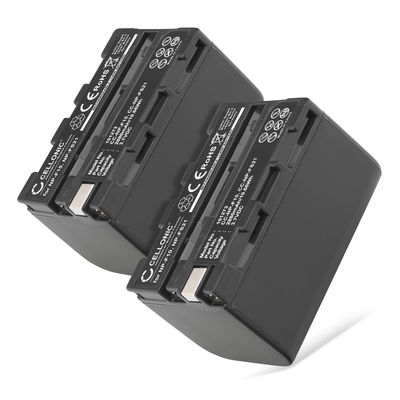 2x Batteri til Sony DCR-PC1 DCR-PC2 DCR-PC3 DCR-PC4 DCR-PC5 DCR-TRV1VE / NP-FS11 NP-FS21 NP-FS31 NP-F10, -F20, NP-FS21, -FS33 (2800mAh, 3.7V) fra CELLONIC