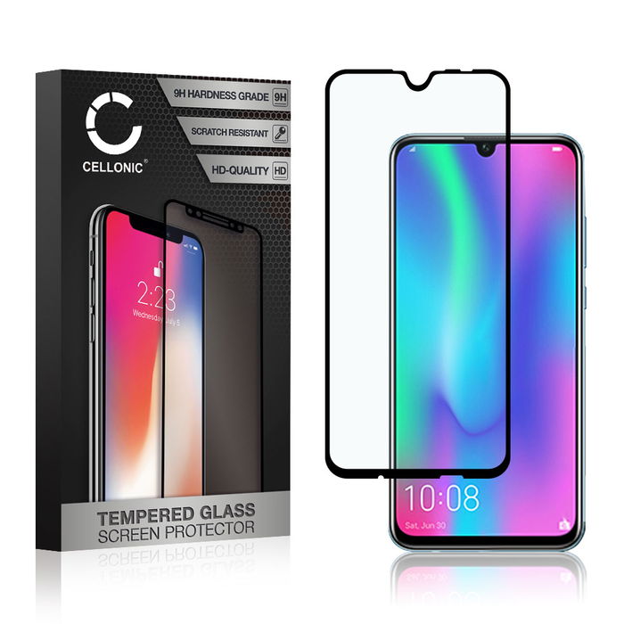 Skærmbeskytter glas til Honor 10 Lite - Tempered Glass (HD kvalitet / 3D Case-friendly / 0,33mm / 9H)