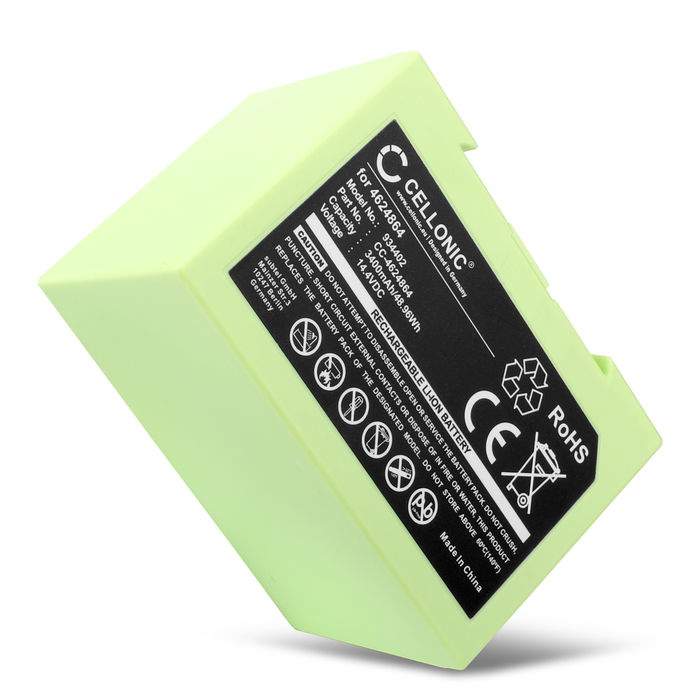 Batteri til iRobot Roomba i7 Plus, i7 Plus 7550, i7158, Roomba e5, e5 5152, Roomba e6, ABL-D1, ABL-D2 3400mAh fra CELLONIC.