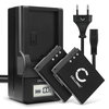 2x Batteri 600mAh+ Oplader