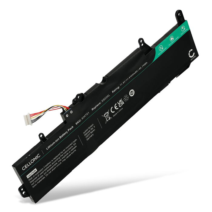 Batteri til HP EliteBook 840 G5, 840 G6, 830 G5, 830 G6, 745 G5, 755 G5,c, 745 G6, zBook 14u G5, SS03XL Bærbar computer - 4100mAh 11.4V 