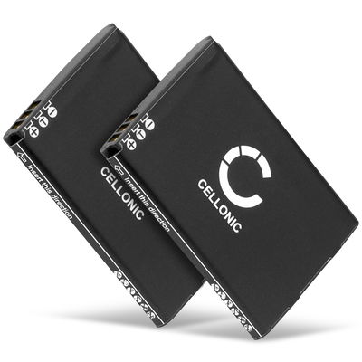 2x Batteri til Nokia 2720 Fold, Nokia 8110 4G, BV-6A - BV-6A (1500mAh) , udskiftsningsbatteri