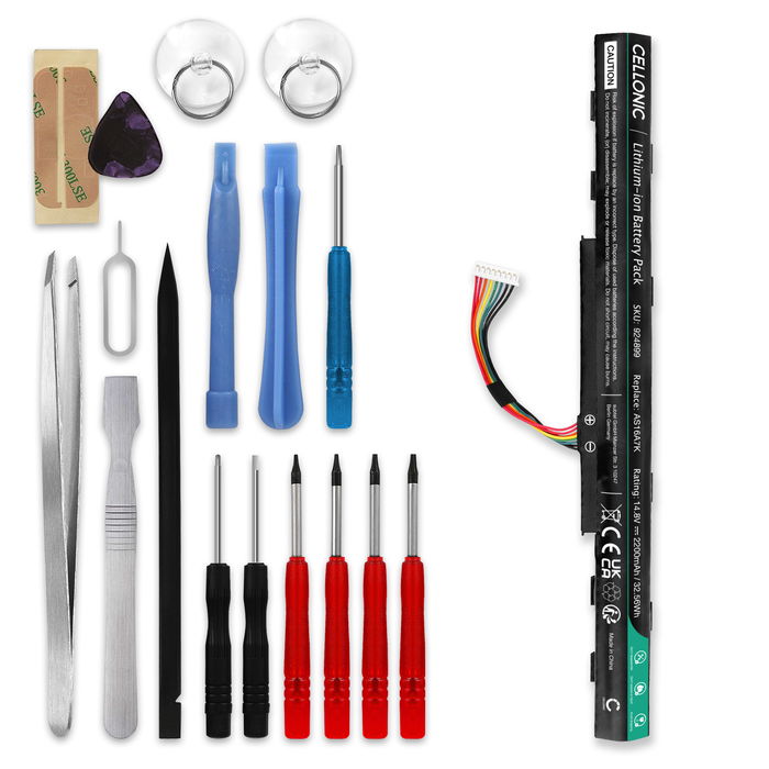 Batteri til Acer AS16A5K Skift Batteri 2200mAh + Værktøj Accumulator Akku