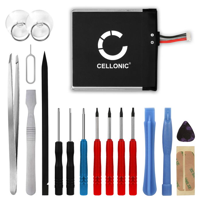 Batteri til Nintendo Switch Skift Batteri 4600mAh + Værktøj Accumulator Akku