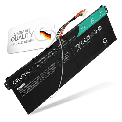 1x Batteri til Acer Aspire 3 A315 Series, 3 A315-41, 3 A315-41G, 1 A114, 3 A315, 3 A315-56, 3 A315-21, 1 A114-31, 3 A315-42, 3 A315-31, 3 A317-33, Acer AP16M5J, NX.GVWSA.002, KT.00205.004 Bærbar computer - 4800mAh 7.4V 