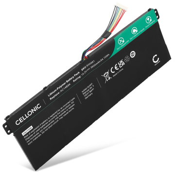 Batteri til Acer Nitro 5 AN515, Aspire 5 A515, A517, Swift 3 SF314, Predator Helios 300, AC14B8K, AC14B18J Bærbar computer - 3600mAh 15.2V 