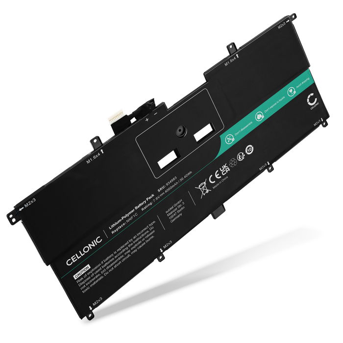 Dell XPS 13-9365-D6801TS batteri 4000mAh 7.6V fra subtel