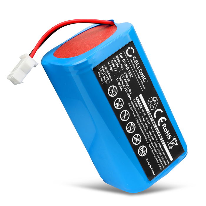 Batteri til Cecotec CONGA 990, 950, 1190, 1090 , Conga 1090, 990, Neatsvor X500 (Cecotec CONG1002) 2600mAh fra CELLONIC