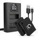 2x Batteri 950mAh + Dobbeltoplader