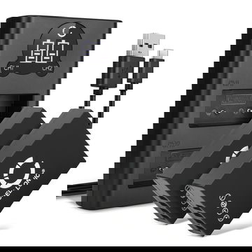 2x NP-W126S Battery for Fuji X100V X-T 2 X T2 XT1 X-Pro1 X-Pro2 X-Pro3 X100F X-E4 X-T10 X T20 XE2 1140mAh + Dual LED NPW126 Battery Charger BC-W126 Fast Charger