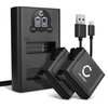 2x Batteri 1160mAh+ Dobbelt Oplader