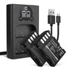2x Batteri 1600mAh+ Dobbelt Oplader