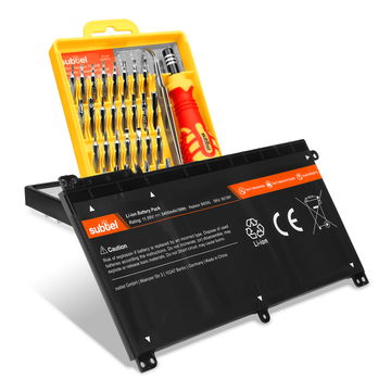 BI03XL Batteri til HP Probook X360 11 G1 G2 Stream 14 -ax000nd -AX054SA Pavilion X360 13-U001ND - 3400mAh HP ON03XL Batteriudskiftningssæt med 32 stk. reparationsværktøjssæt