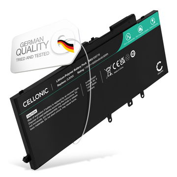 Batteri til Dell Latitude 5490, 5580, 5480, 5590, 5290, 5491, 5280, E5580, Precision 3520, 3530, GJKNX, 5YHR4 Bærbar computer - 6000mAh 7.6V 