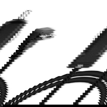 12V / 24V Socket to Micro-USB 90° Sat Nav Car Charger for Garmin Edge 1030 1000 820 520 DashCam 55 Zumo 595 Approach G8 GPS Lighter Adapter w/ 1.1m Charging Cable