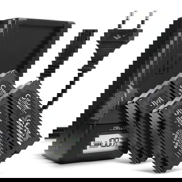 2x GR-B202 VW-VBD070 VBD1 VM-BPL13 BPL27 Camera Battery + Charger Set for Panasonic NV-DX1 NV-GS280 GS250 VM-H775 RCA Pro-V730 2000mAh Replacement Battery VW-B202 VW-VBD1 VW-VBD2 LCD Smart Charger