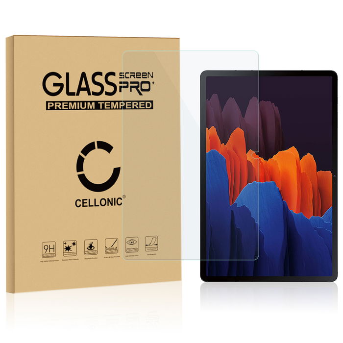 CELLONIC Skærmbeskytter til Samsung Galaxy Tab S7 (SM-T870 / SM-T875) 2.5D 0,33mm Full Glue hærdet glas beskyttende cover