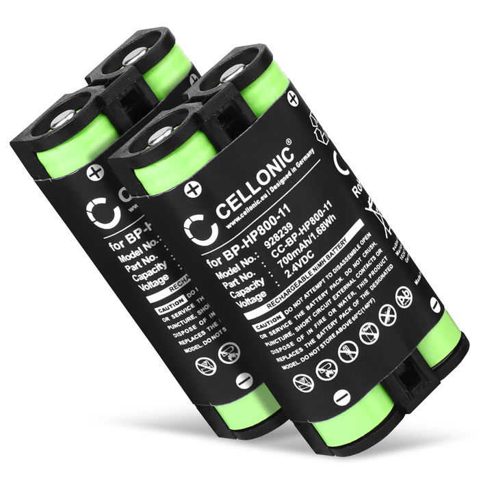 2x Battery til Sony MDR-RF995, MDR-RF995RK, WH-RF400 700mAh 2.4V fra CELLONIC