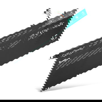 Battery til Dell XPS 13 9350, XPS 13 9343, XPS 13D-9343, 90V7W, JD25G, JHXPY, 0N7T6 7.4V 6100mAh fra CELLONIC