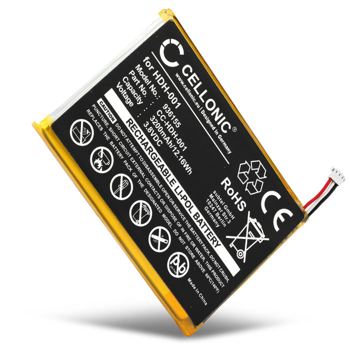 Batteri til Nintendo Switch Lite Skift Batteri 3200mAh Accumulator Akku