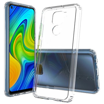 subtel Mobilcover for Xiaomi Redmi Note 9 TPU Beskyttende Bumper Hardshell Back Cover Hardcase - Gennemsigtig