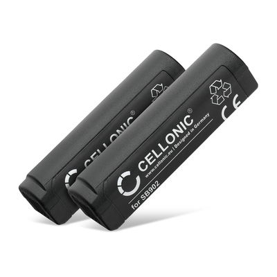 2x Battery til Shure GLXD1, Shure GLXD2, Shure MXW2, Shure GLX-D Digital Wireless Systems 1100mAh fra CELLONIC
