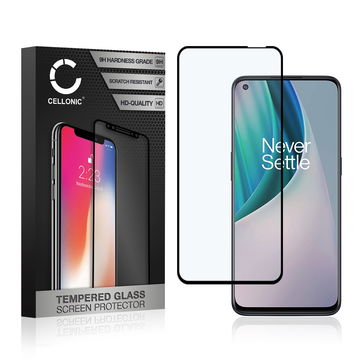 Skærmbeskytter glas til OnePlus Nord N10 5G - Tempered Glass (HD kvalitet / 3D Full Cover / 0,33mm / 9H)