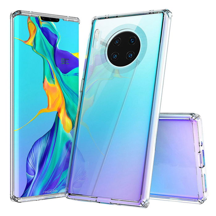 subtel Mobilcover for Huawei Mate 30 Pro TPU Beskyttende Bumper Hardshell Back Cover Hardcase - Gennemsigtig