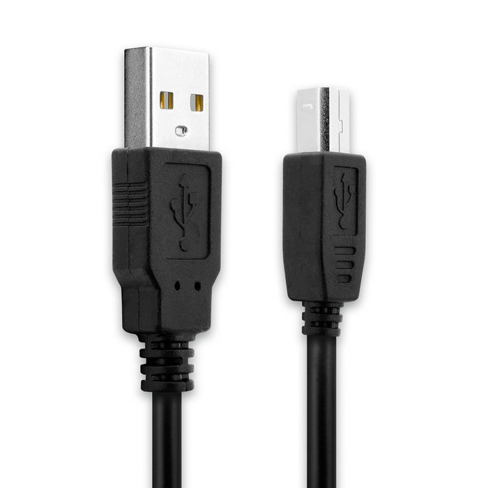 USB Kabel til auna MIC-900-RD / MIC-900B / MIC-900BL - Opladningskabel 3m PVC Datakabel sort