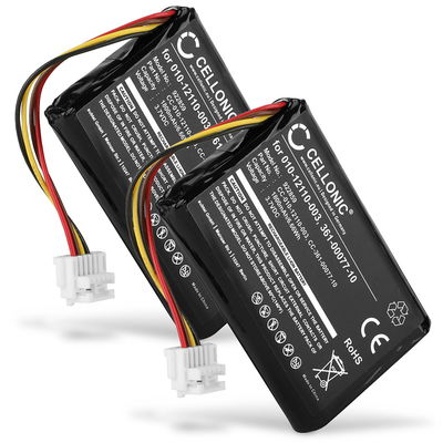 2x CELLONIC GPS Batteri til Garmin Zumo 590LM Zumo 595LM 010-12110-003 361-00077-10 616-00077-00 616-00077-10 1800mAh SatNav nyt Navigationsbatteri