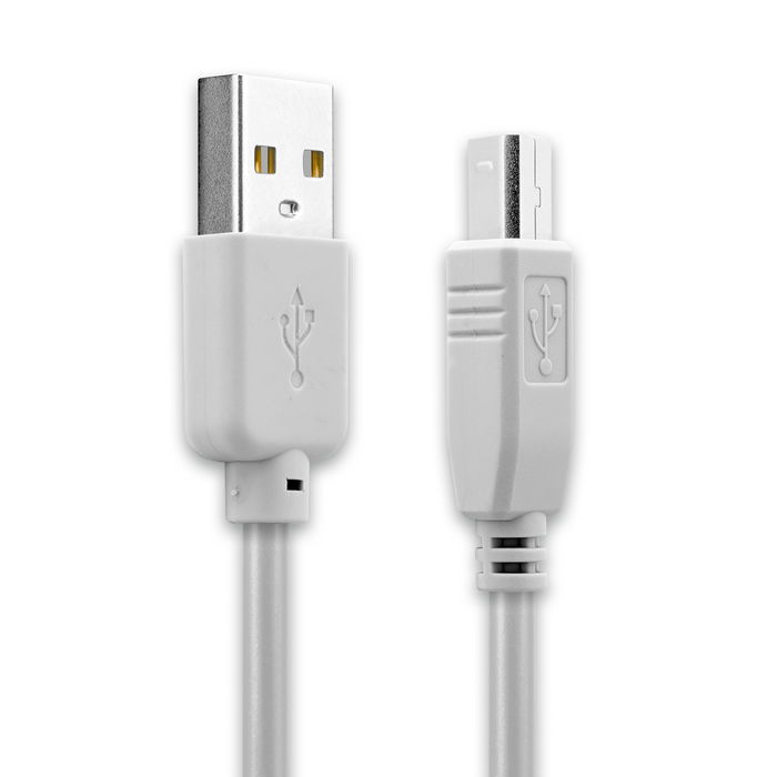 USB Kabel til auna MIC-900-RD / MIC-900B / MIC-900BL - Opladningskabel 3m PVC Datakabel grå