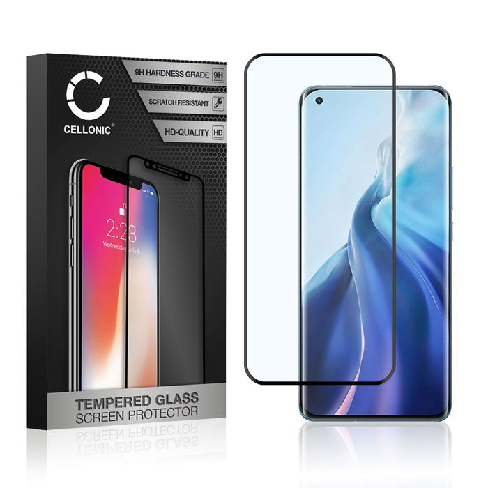 Skærmbeskytter glas til Xiaomi Mi 11 - Tempered Glass (HD kvalitet / 3D Case-friendly / 0,33mm / 9H)