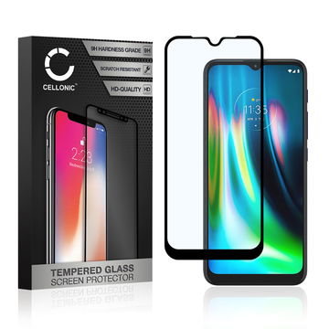 Skærmbeskytter glas til Motorola Moto G9 Play - Tempered Glass (HD kvalitet / 3D Full Cover / 0,33mm / 9H)