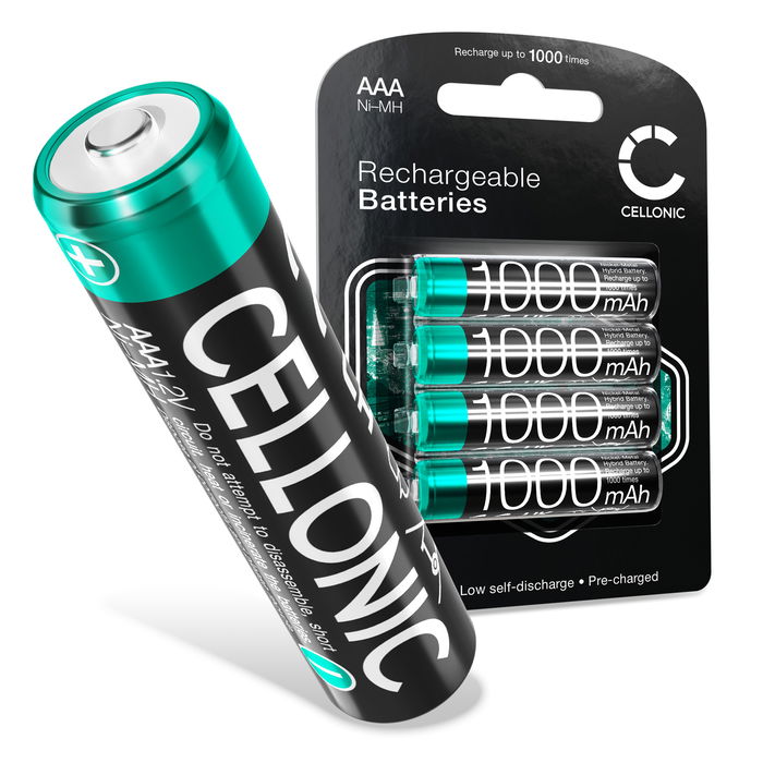 CELLONIC genopladelige battereri til Elmeg D131 - 4x1000mAh - udskift dit mobilbatteri