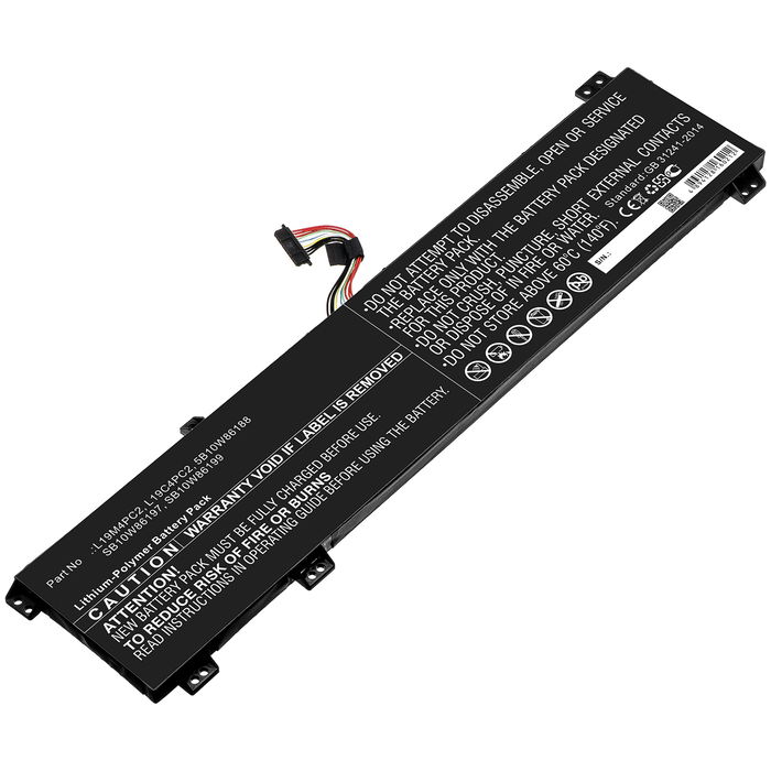 Batteri til Lenovo Legion 5 17ARH05H, Legion 7 15IMH05, Legion 7 15IMHg05 Bærbar computer - 5180mAh 15.4V 