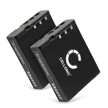 2x Kamera Batteri til Casio Exilim EX-ZR100 -ZR1000 -ZR200 -ZR300 -ZR310 -ZR400 -ZR410 -ZR700 -ZR710 -ZR750 -ZR800 -ZR1100 -ZR1200 EX-H30 EX-FC300s TRYX - NP-130 NP-130A 1800mAh Udskiftsningsbatteri til kamera