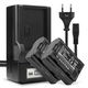 2x Batteri 2000mAh + Oplader