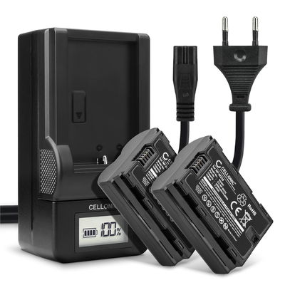 2x Kamera batteri til FujiFilm X-T4 / GFX 50S II / GFX100S / X-H2S - Udskift NP-W235 batteri + Oplader NP W235 ekstra batteri