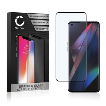 Skærmbeskytter glas til Oppo Find X3 Pro - Tempered Glass (HD kvalitet / 3D Full Cover / 0,33mm / 9H)